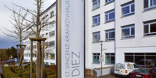 Eingang St. Vincenz-Krankenhaus Diez